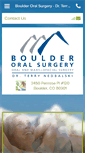 Mobile Screenshot of boulderoralsurgery.com